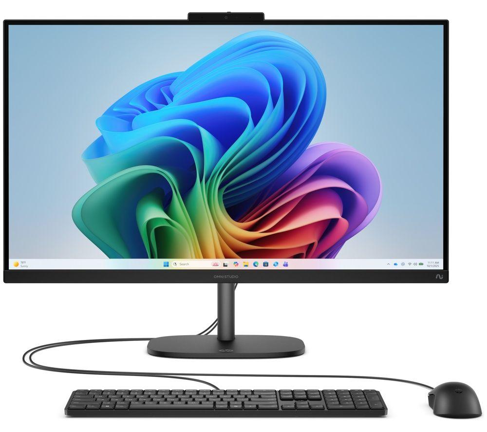 HP OmniStudio 27-cv0001na 27inch All-in-One PC - AMD Ryzenâ„¢ 5, 512 GB SSD, Black