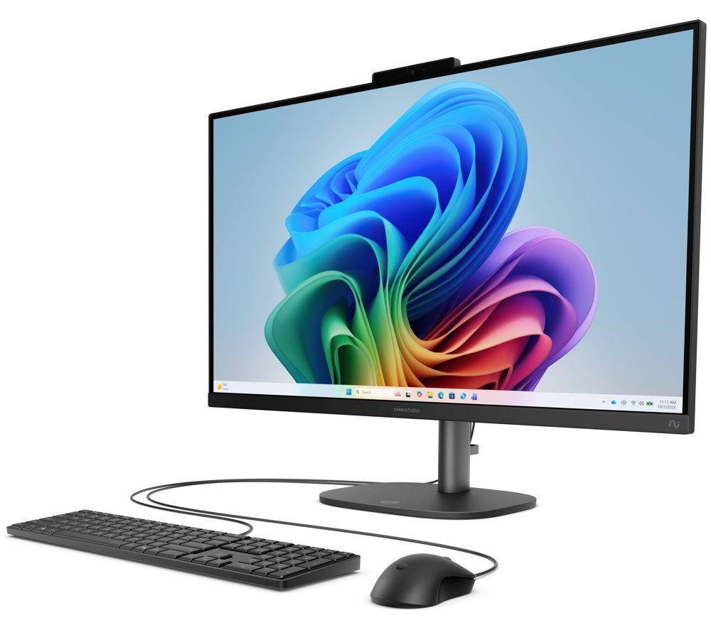 HP OmniStudio 27-cv0001na 27" All-in-One PC - AMD Ryzen 5, 512 GB SSD, Black image number 5 of 7