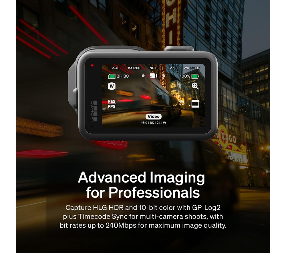 GOPRO MISSION 1 PRO 8K Action Camera Grip Edition - Black image number 14 of 18