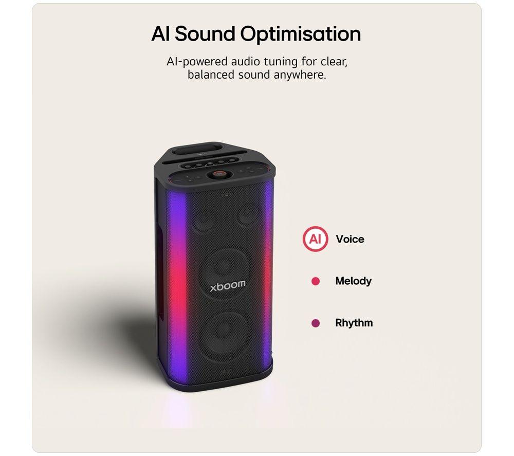 LG xboom Stage 501 Bluetooth Megasound Party Speaker - Black image number 2 of 6
