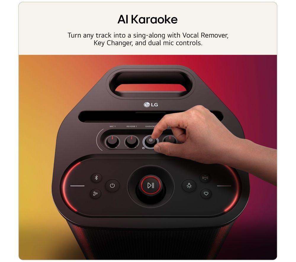 LG xboom Stage 501 Bluetooth Megasound Party Speaker - Black image number 5 of 6