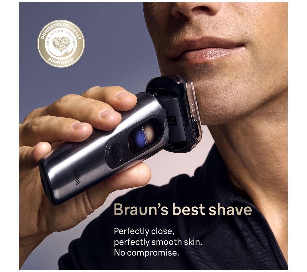 BRAUN NEVO17010C Electric Wet & Dry Foil Shaver - Black image number 2 of 6