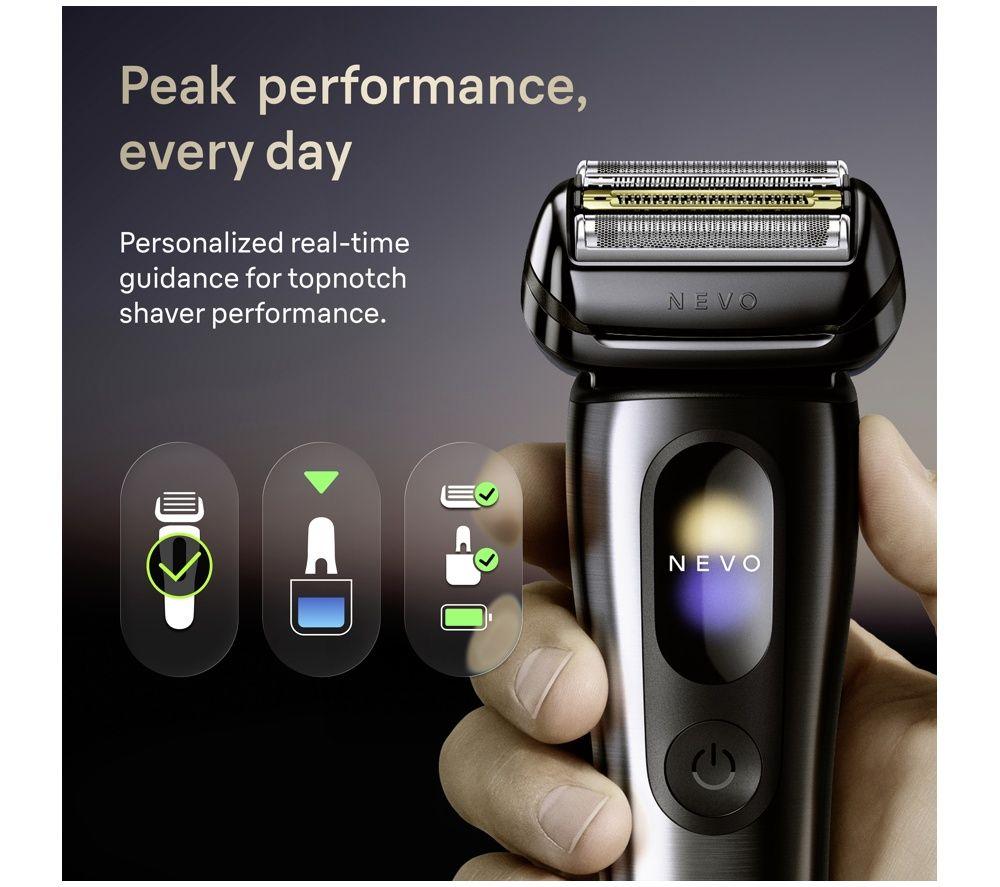 BRAUN NEVO17010C Electric Wet & Dry Foil Shaver - Black image number 5 of 6
