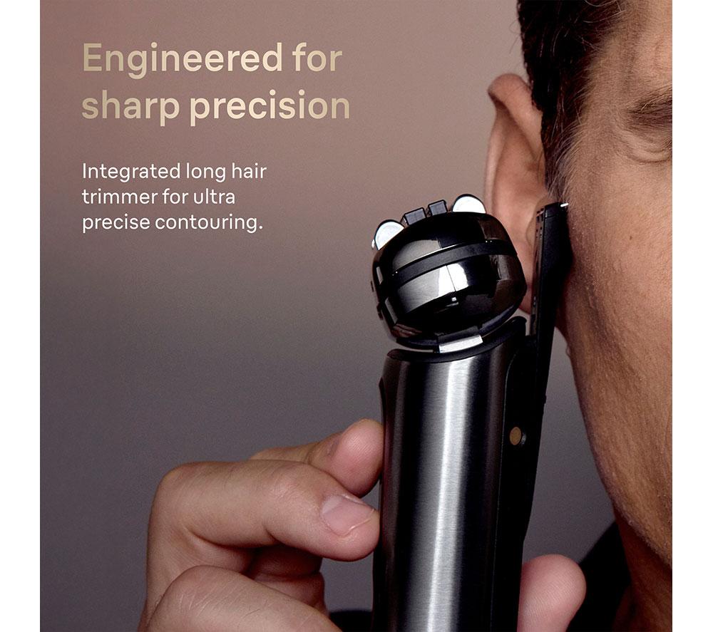 BRAUN NEVO17010C Electric Wet & Dry Foil Shaver - Black image number 10 of 11