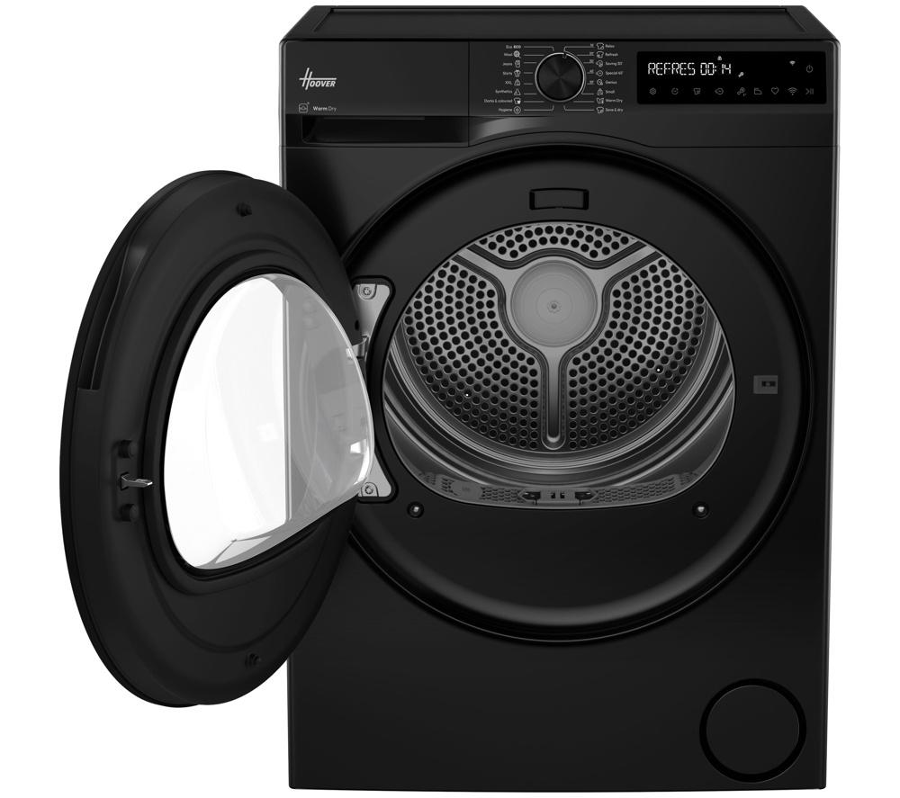 HOOVER Pro Dry Series 3 HBR 10N2BJX-80 WiFi-enabled 10 kg Heat Pump Tumble Dryer - Matte Black image number 3 of 11