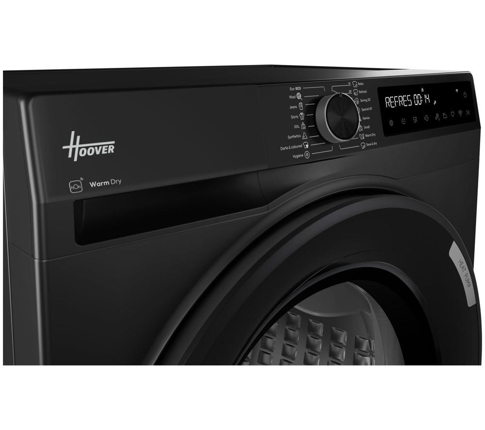 HOOVER Pro Dry Series 3 HBR 10N2BJX-80 WiFi-enabled 10 kg Heat Pump Tumble Dryer - Matte Black image number 5 of 11