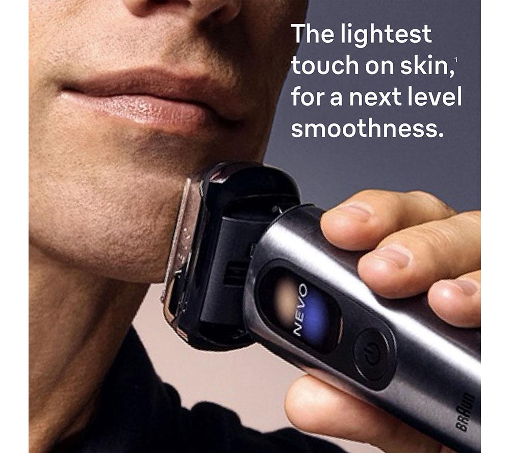 BRAUN NEVO15000C Electric Wet & Dry Foil Shaver - Silver image number 9 of 10