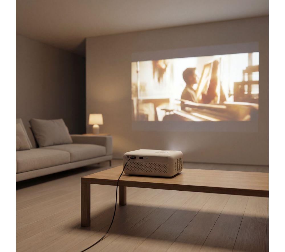PHILIPS NeoPix 106 Smart Full HD Home Cinema Projector - Grey image number 5 of 8