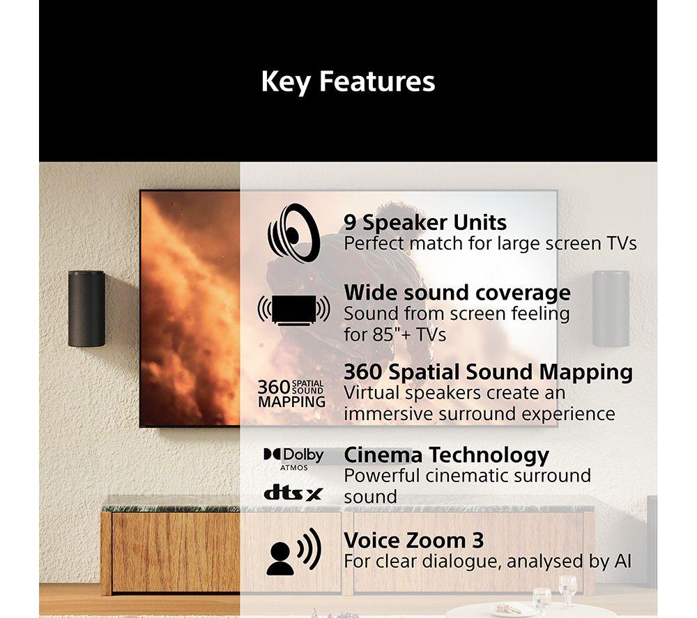 SONY BRAVIA Theatre Trio HT-A8 3.0.2 Home Cinema System with Dolby Atmos & DTS:X image number 13 of 23