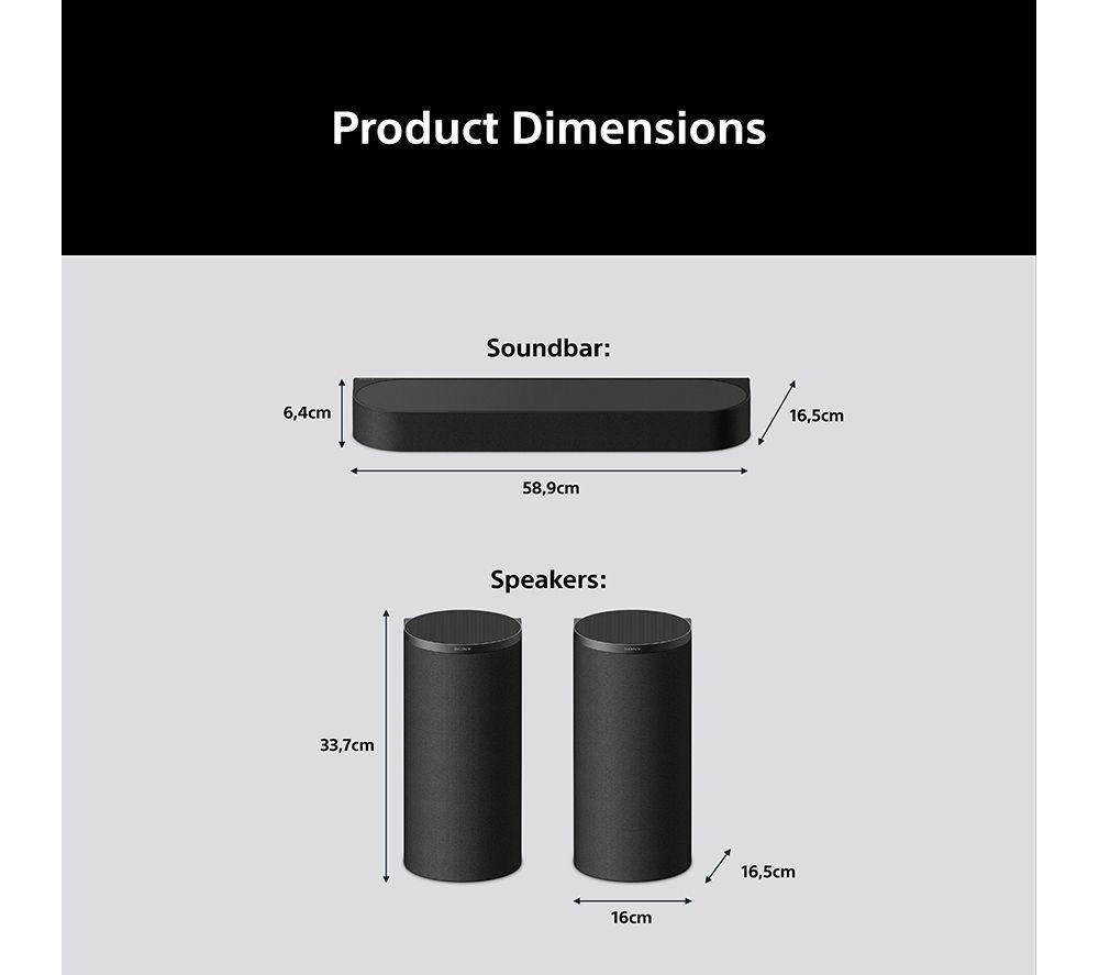 SONY BRAVIA Theatre Trio HT-A8 3.0.2 Home Cinema System with Dolby Atmos & DTS:X image number 17 of 23