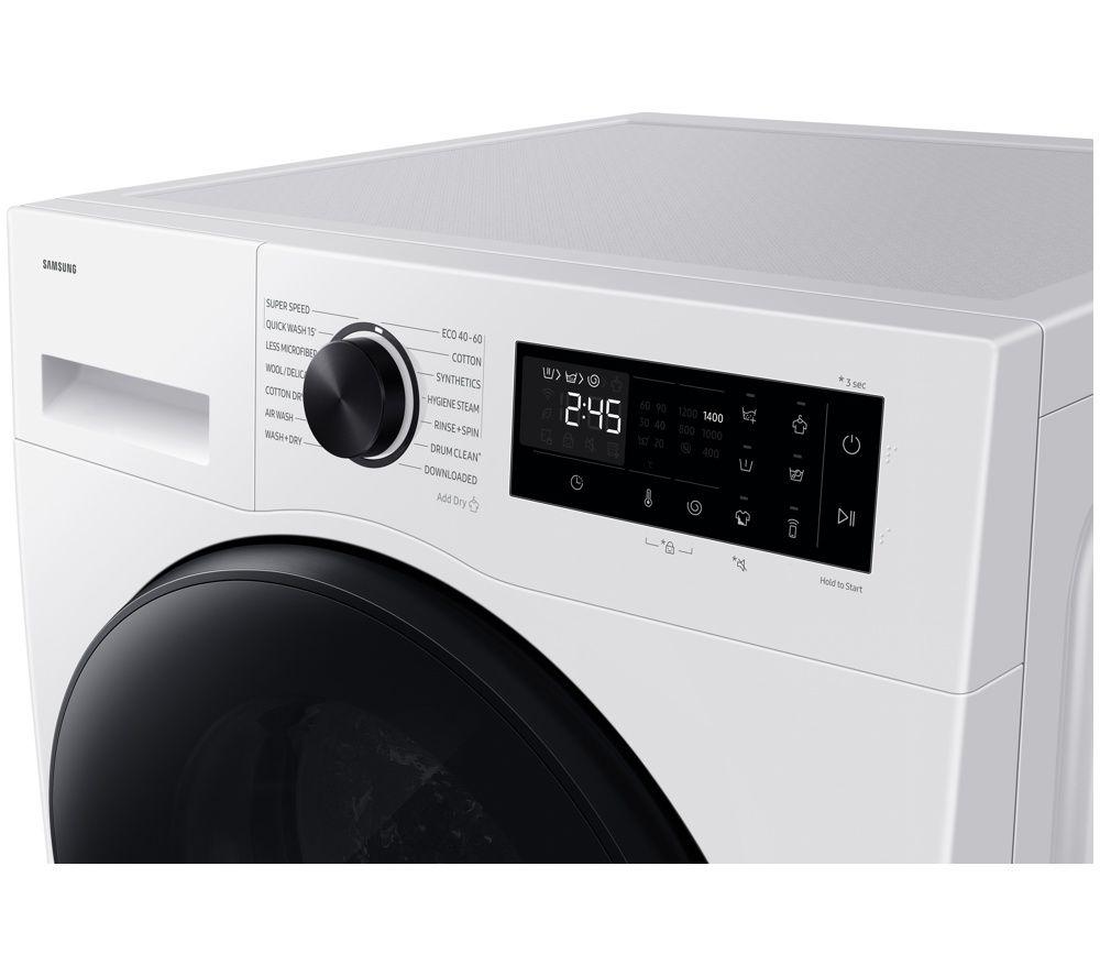 SAMSUNG Series 5 AI Energy WD90HG5U34BEEU WiFi-enabled 9 kg Washer Dryer - White image number 8 of 11