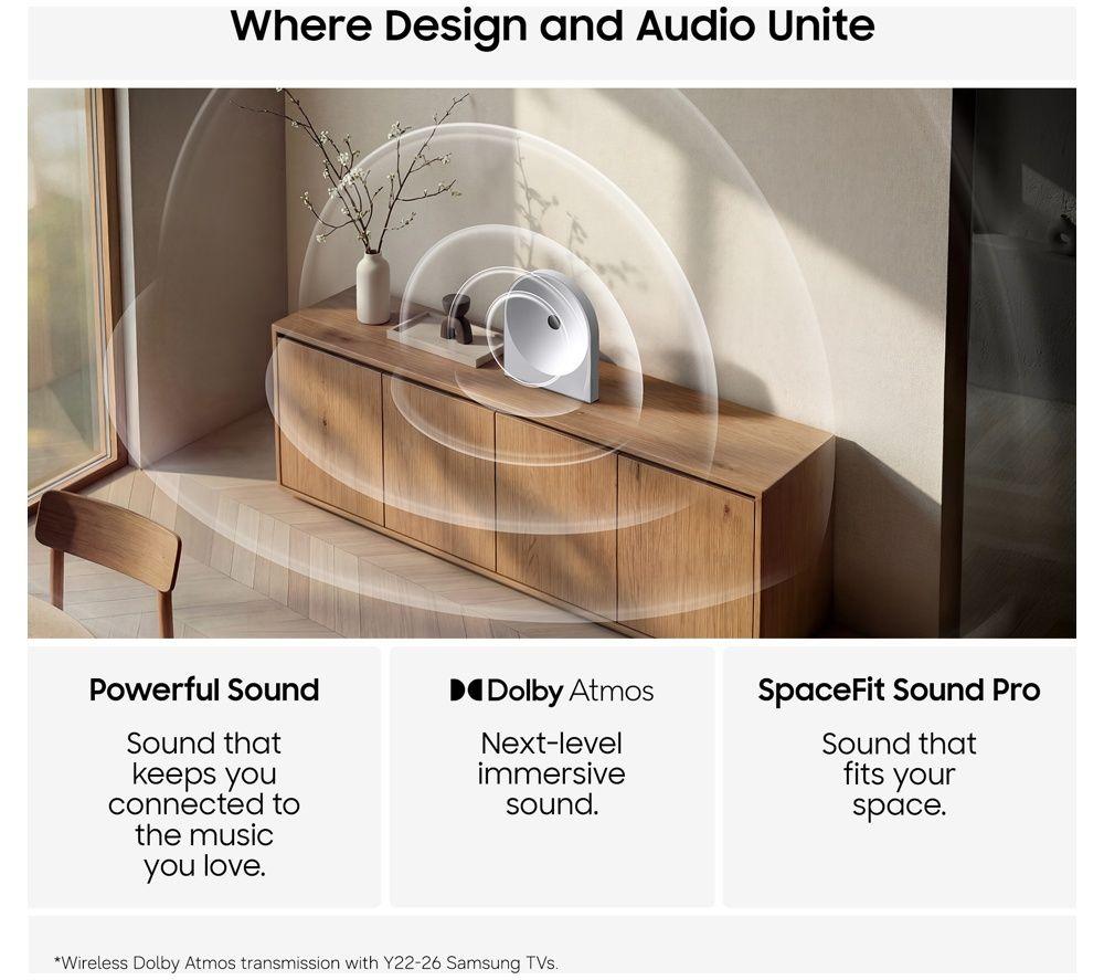 SAMSUNG Music Studio 5 HW-LS51H/XU Wireless Multi-room Speaker - White image number 3 of 8