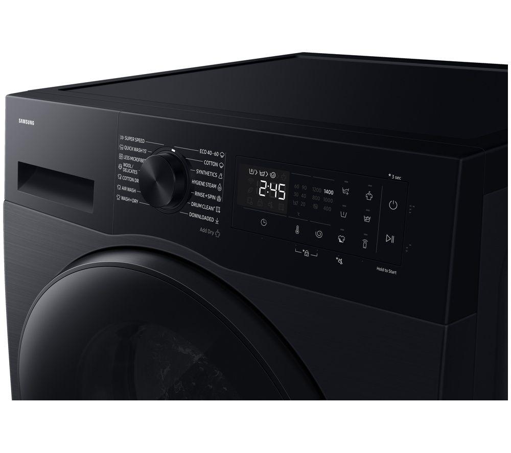 SAMSUNG Series 5 AI Energy WD90HG5U34BBEU WiFi-enabled 9 kg Washer Dryer - Black image number 4 of 9
