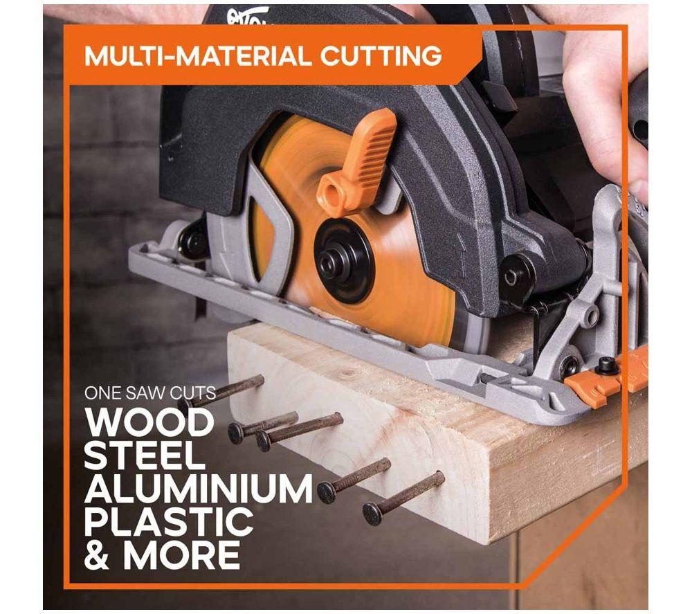 EVOLUTION R185CCS 185 mm Circular Saw - Black image number 4 of 5