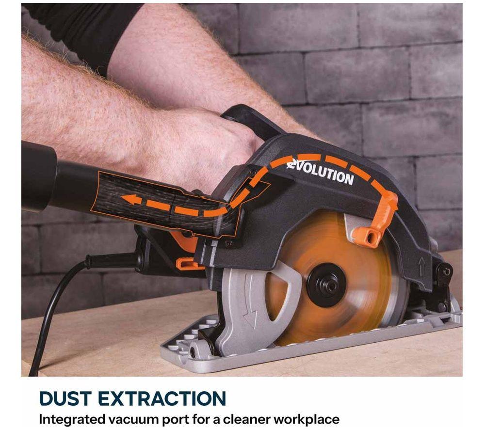 EVOLUTION R185CCS 185 mm Circular Saw - Black image number 5 of 5