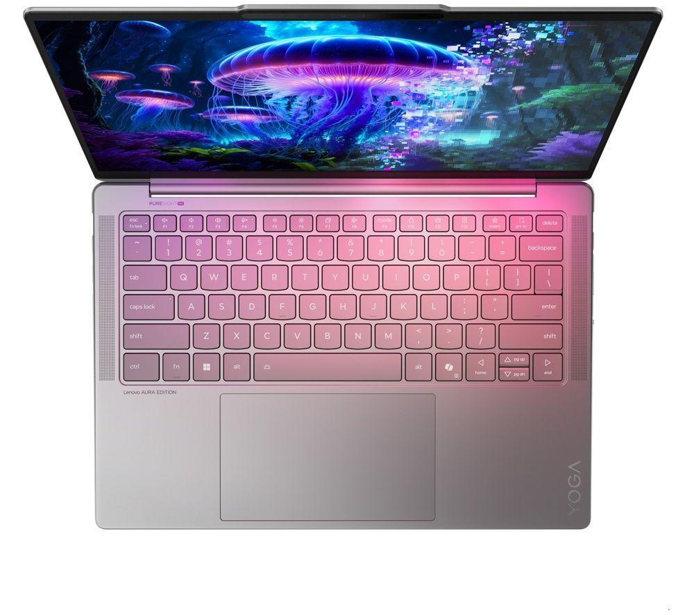 LENOVO Yoga Slim 7 Aura Edition 14" Laptop, Copilot+ PC - Intel&reg; Core&trade; Ultra 5, 1 TB SSD, Luna Grey image number 4 of 6