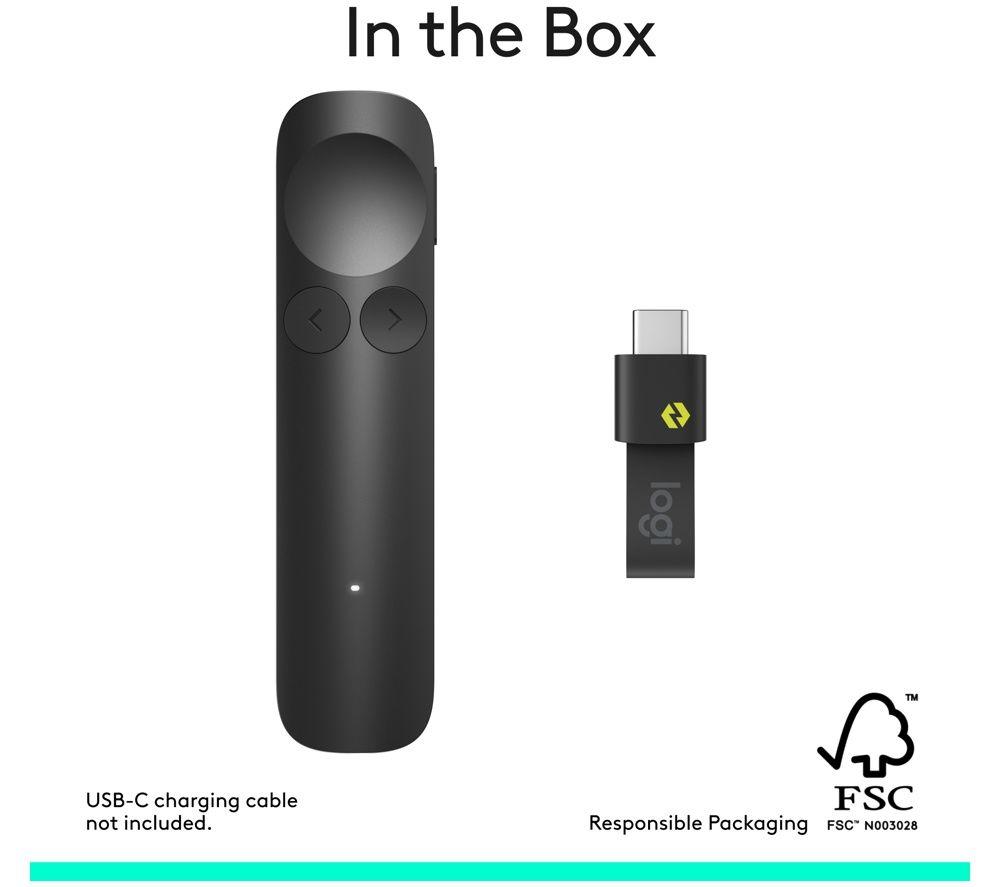 LOGITECH Spotlight 2 Wireless Presenter - Graphite image number 3 of 5