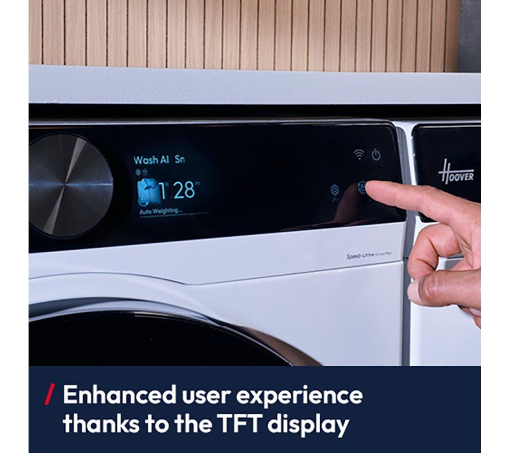 HOOVER Pro Wash Series 7 HBQD 410BL10U-80 WiFi-enabled 10 kg 1400 Spin Washing Machine - White image number 13 of 15