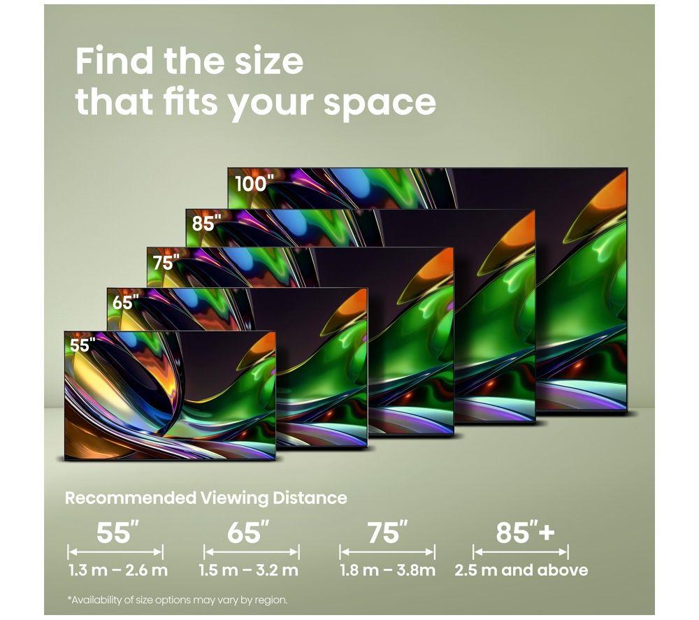 HISENSE UR8S 100" RGB Mini LED 4K 180Hz Smart AI TV with Freely - 100UR8STUK image number 3 of 5