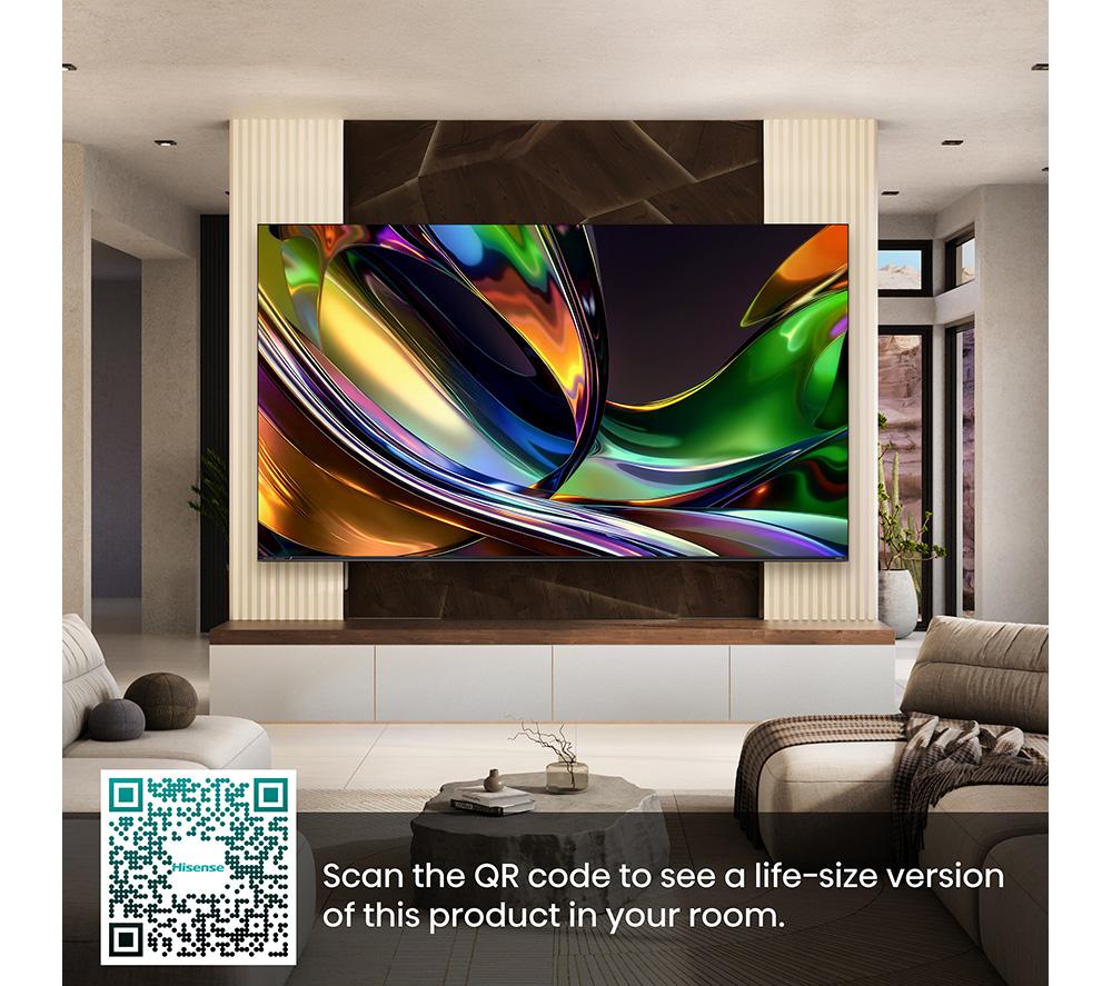 HISENSE UR8S 100" RGB Mini LED 4K 180Hz Smart AI TV with Freely - 100UR8STUK image number 14 of 16
