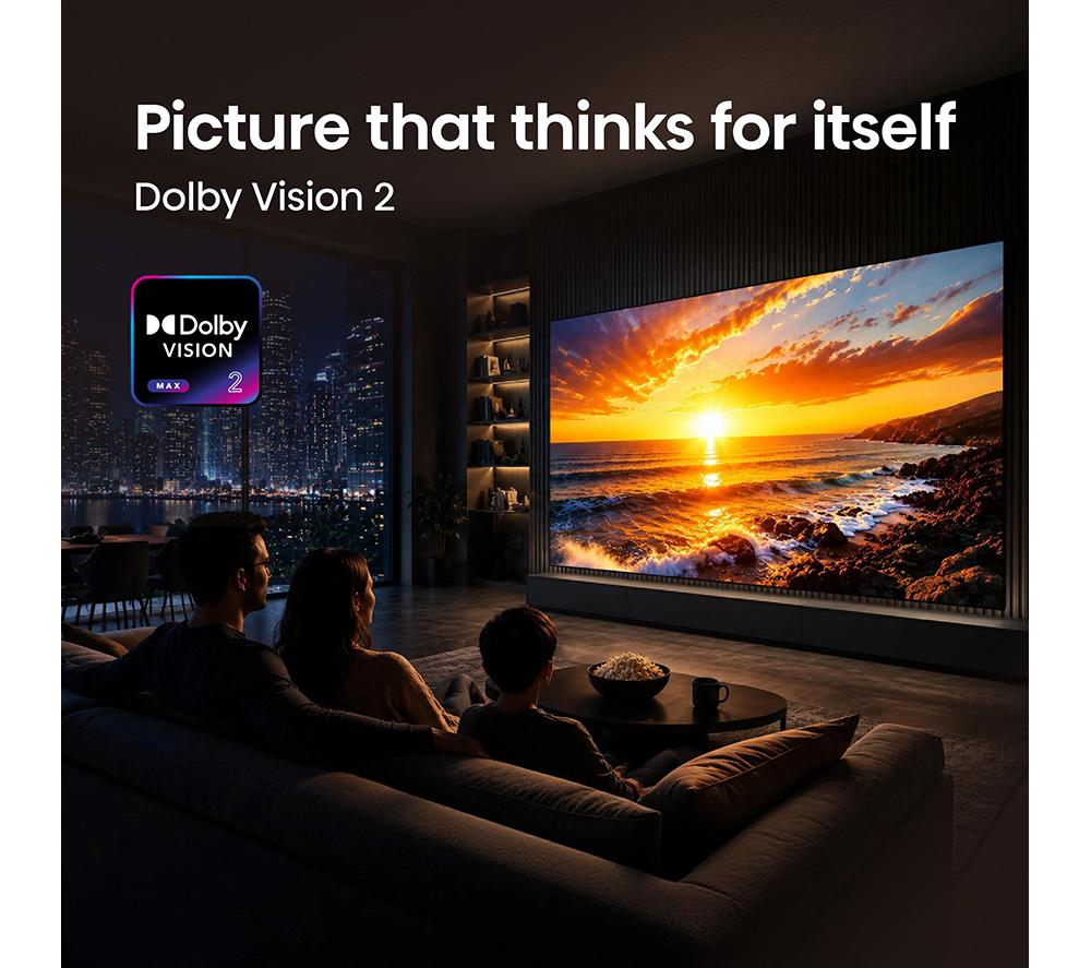 HISENSE UR8S 100" RGB Mini LED 4K 180Hz Smart AI TV with Freely - 100UR8STUK image number 15 of 16