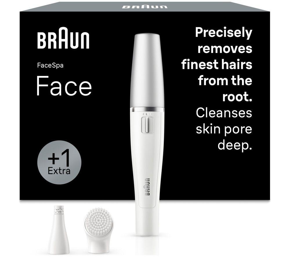 BRAUN BRN SE810 Wet & Dry Face Epilator - White image number 2 of 5