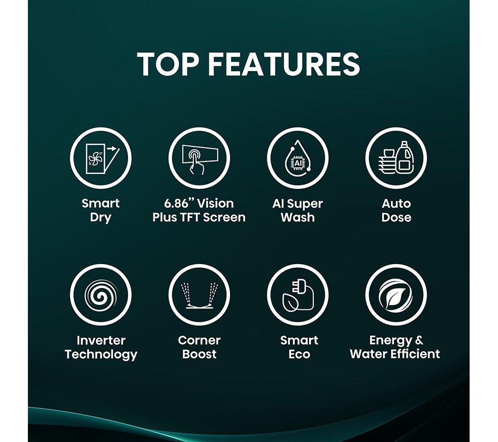 HISENSE Hi9 HS693A90ADBX Full-size WiFi-enabled Dishwasher - Black Inox image number 3 of 20