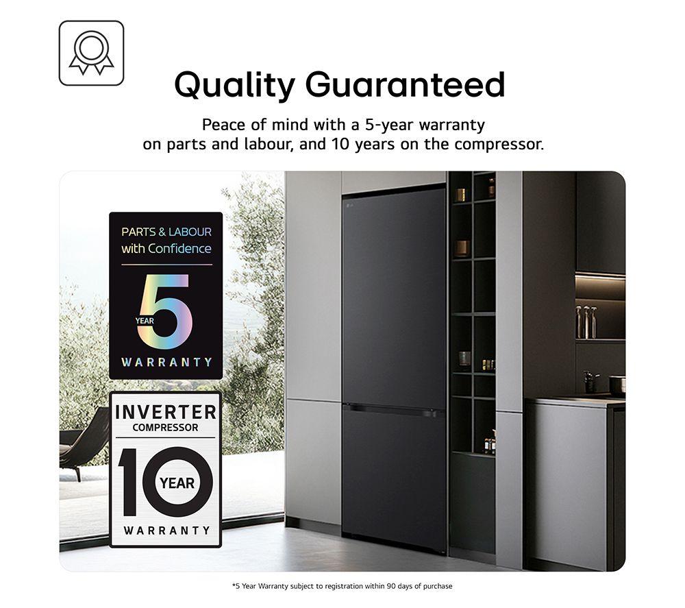 LG Fit & Max GBBS524CPY Smart 70/30 Fridge Freezer - Prime Silver image number 12 of 20