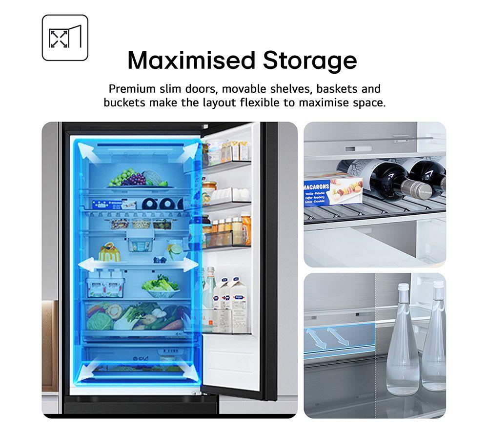 LG Fit & Max GBBS524CPY Smart 70/30 Fridge Freezer - Prime Silver image number 14 of 20