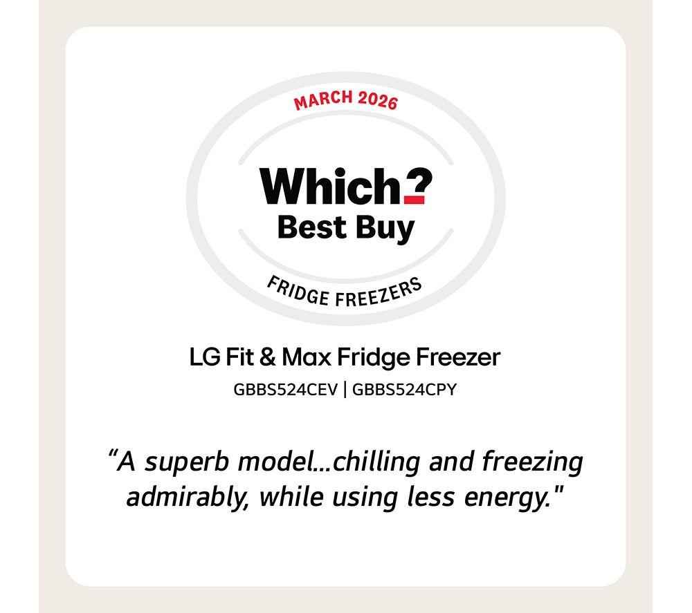 LG Fit & Max GBBS524CPY Smart 70/30 Fridge Freezer - Prime Silver image number 19 of 20