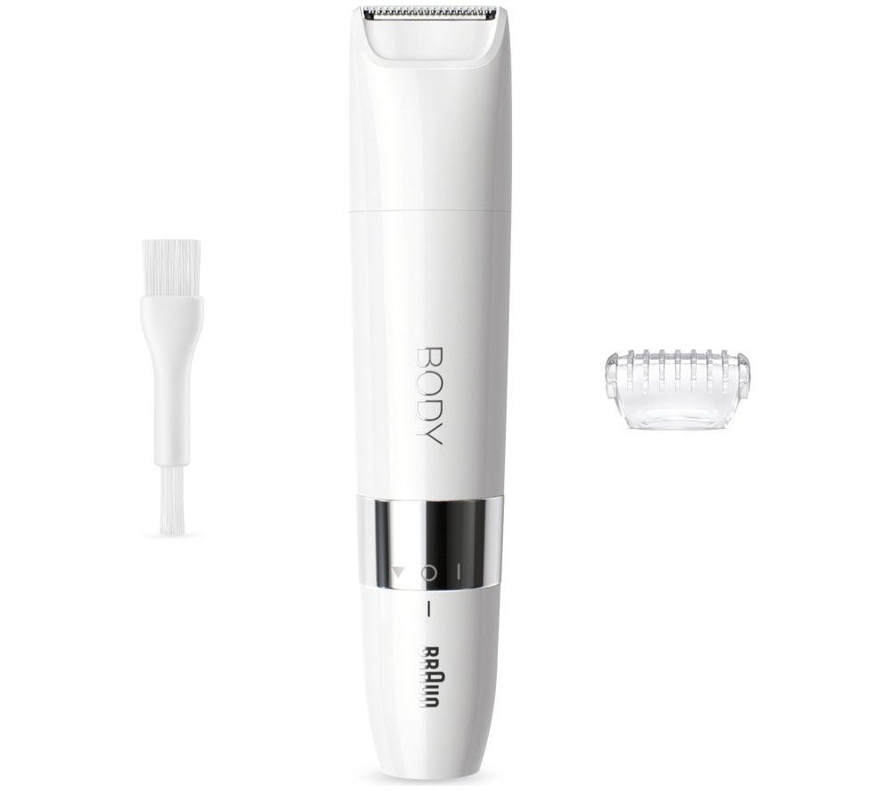 BRAUN BS1000 Mini Body Hair Trimmer - White image number 4 of 5