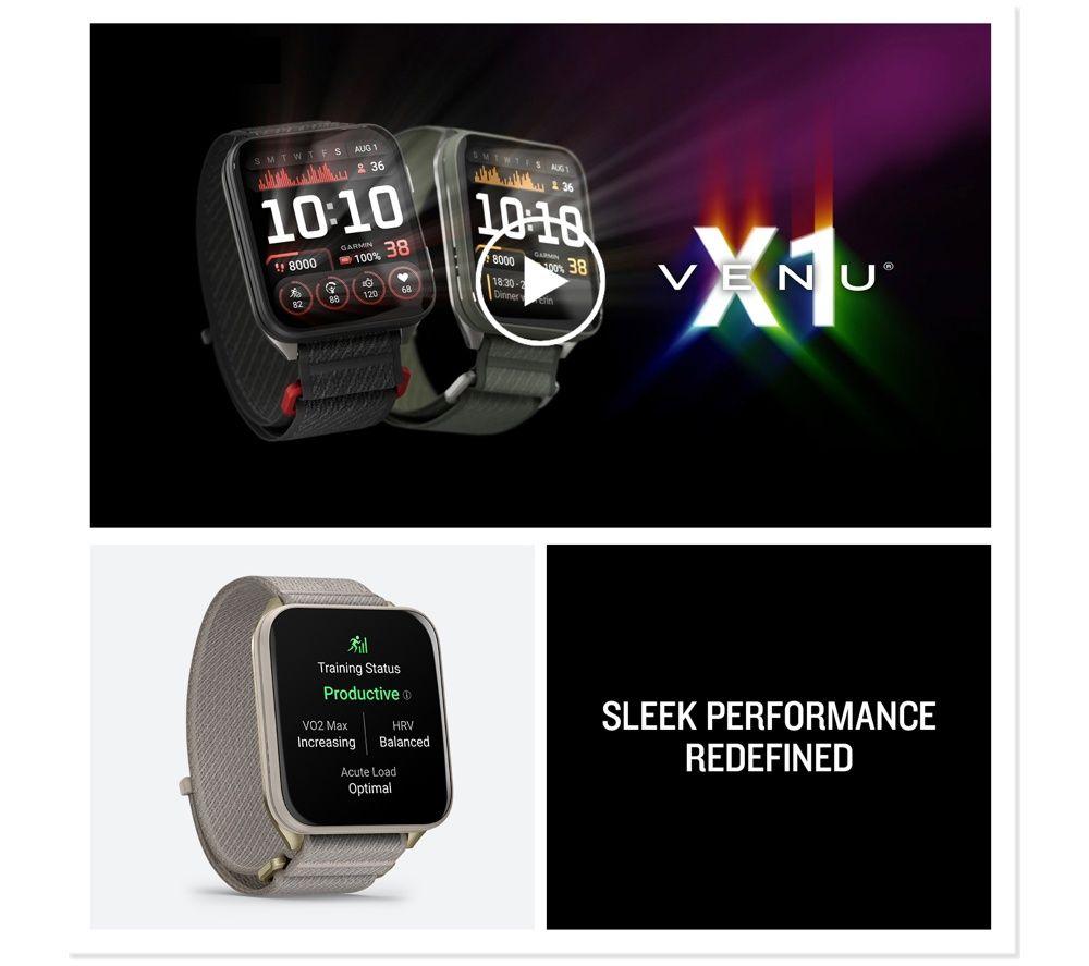 GARMIN Venu X1 - French Grey & Soft Gold image number 2 of 8