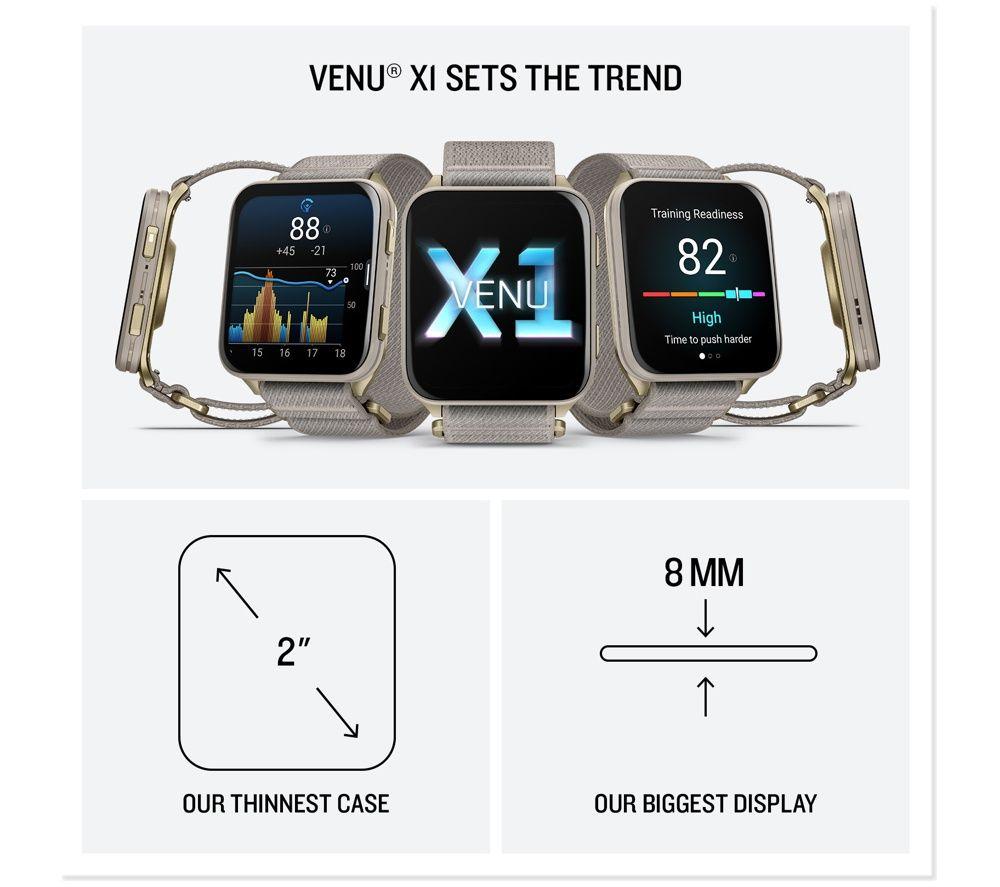 GARMIN Venu X1 - French Grey & Soft Gold image number 3 of 8