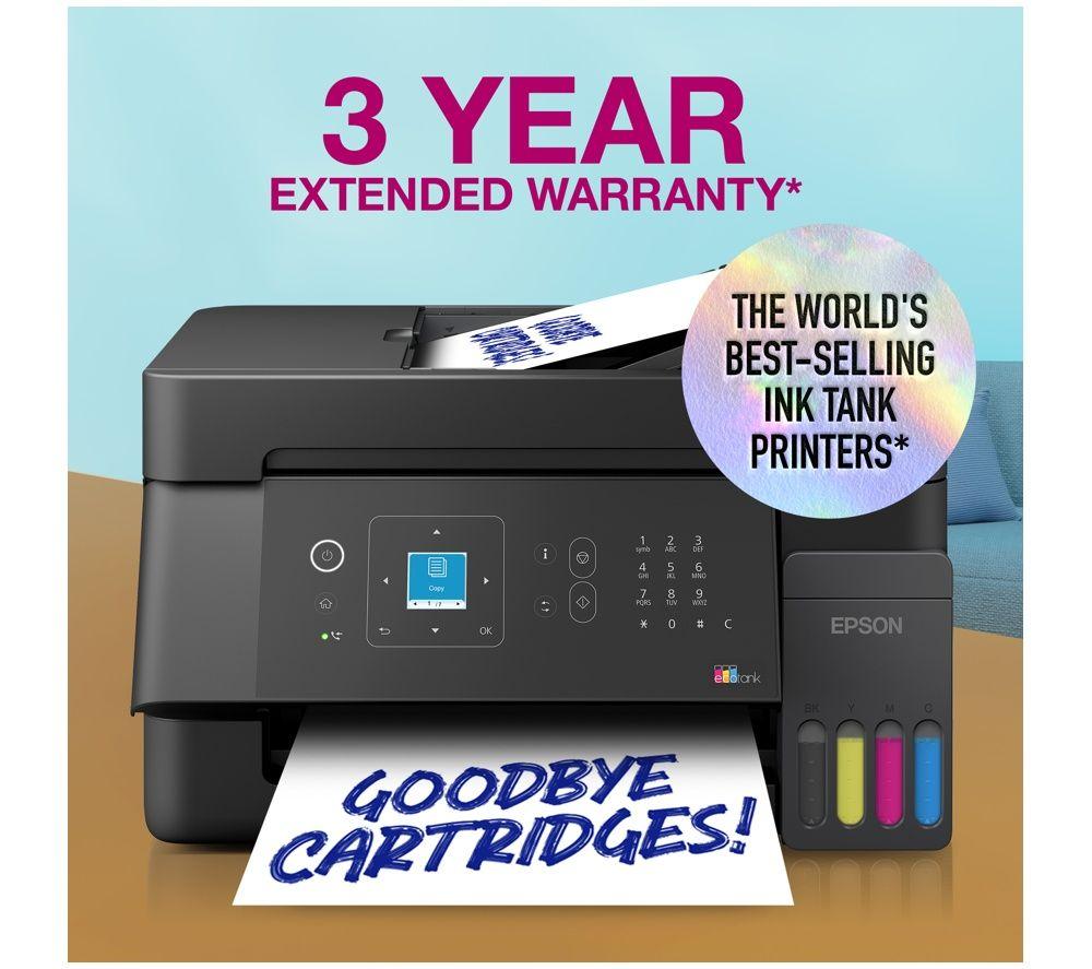 EPSON EcoTank ET-4900 All-in-One Wireless Inkjet Printer image number 4 of 7