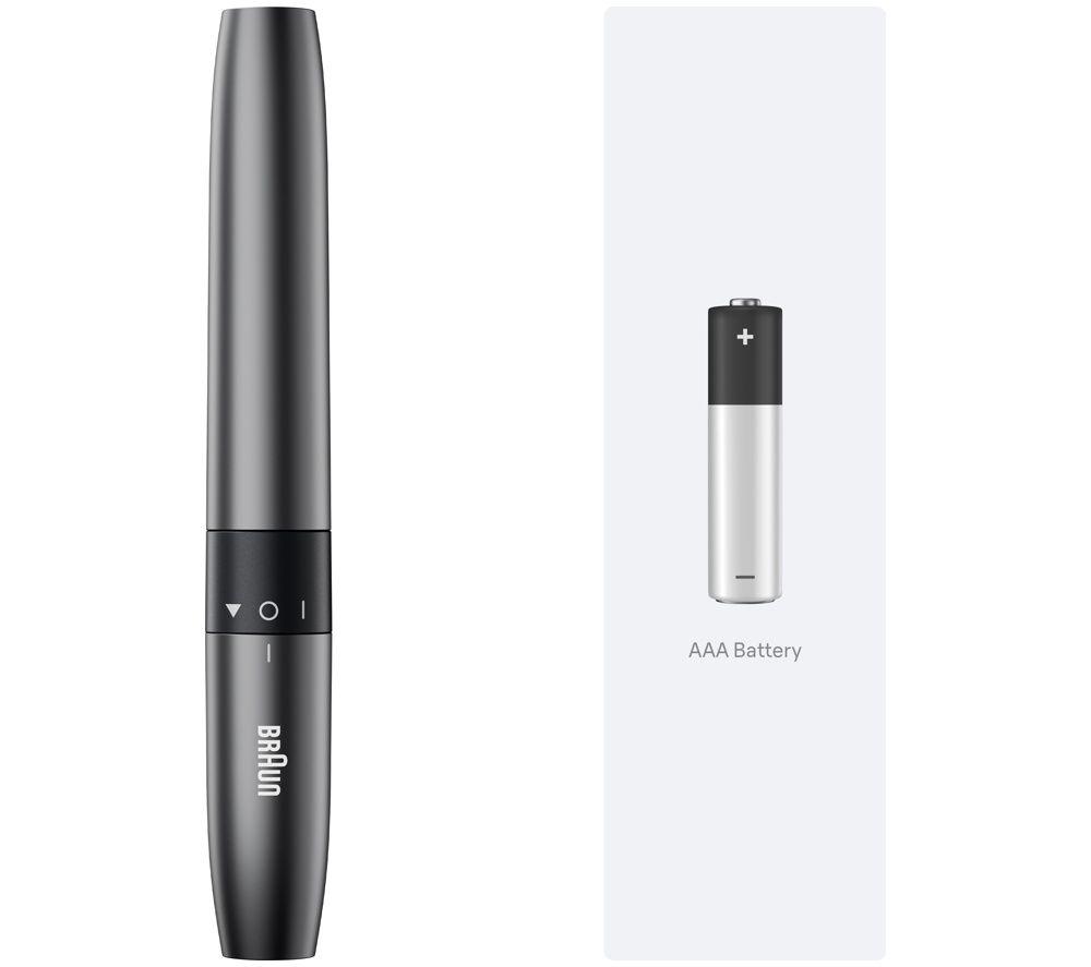 BRAUN BRN EN20 Wet & Dry Nose & Ear Precision Trimmer - Grey