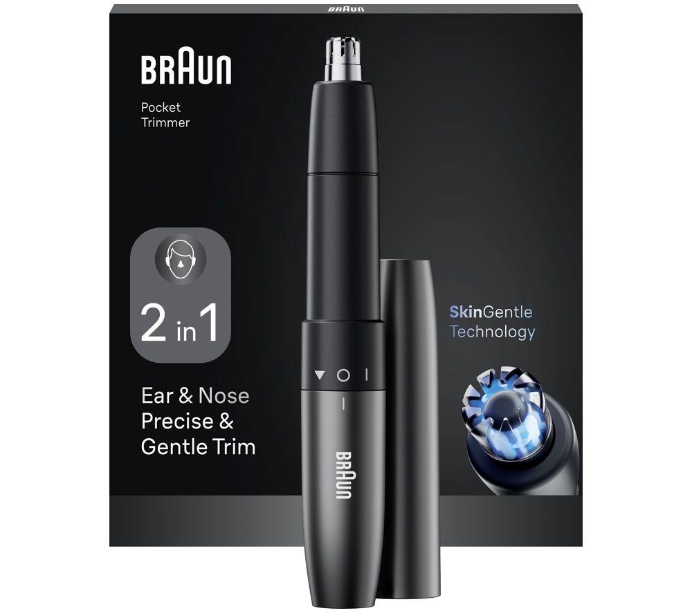 BRAUN BRN EN20 Wet & Dry Nose & Ear Precision Trimmer - Grey image number 2 of 4
