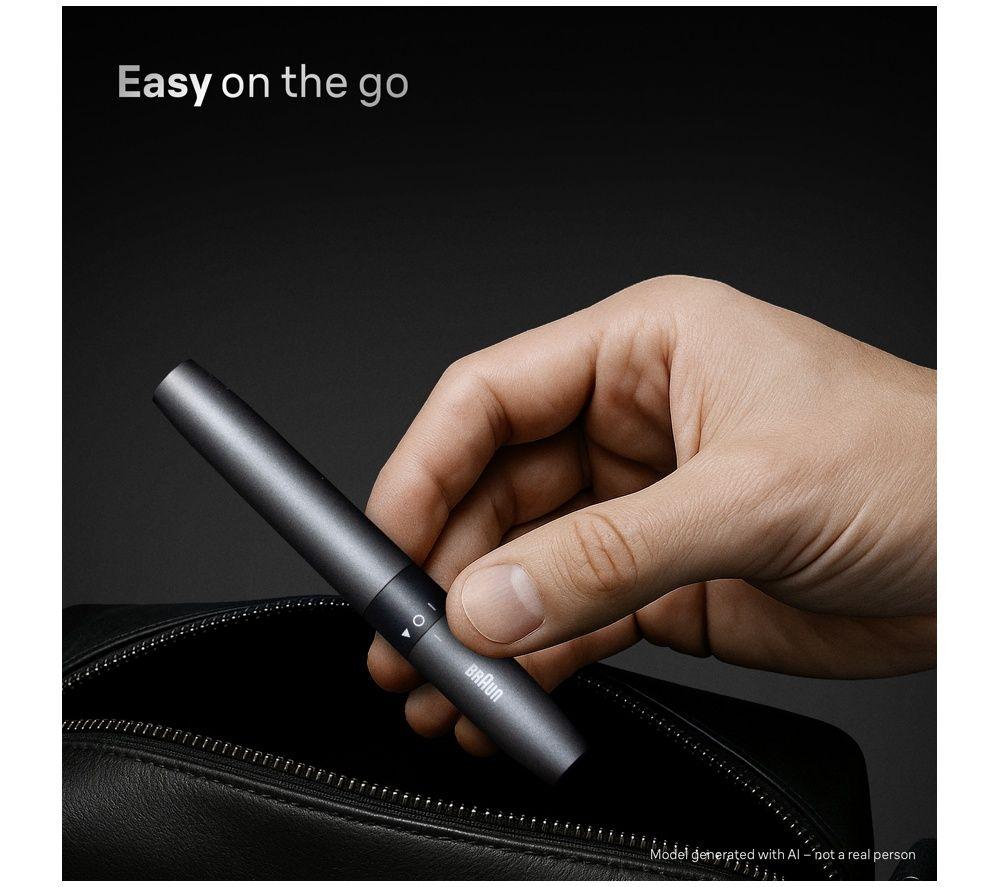 BRAUN BRN EN20 Wet & Dry Nose & Ear Precision Trimmer - Grey image number 4 of 4