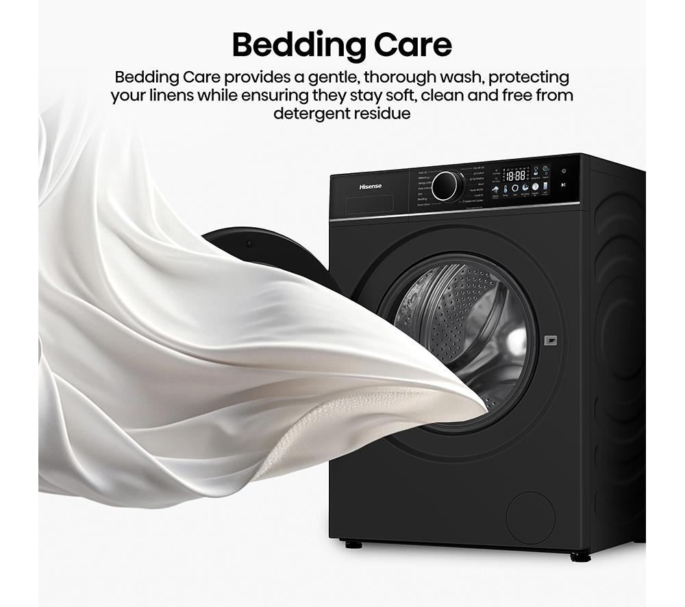 HISENSE KitchenFit 3i Series WF3I9043BBFS2 WiFi-enabled 9 kg 1400 Spin Washing Machine - Black image number 19 of 31