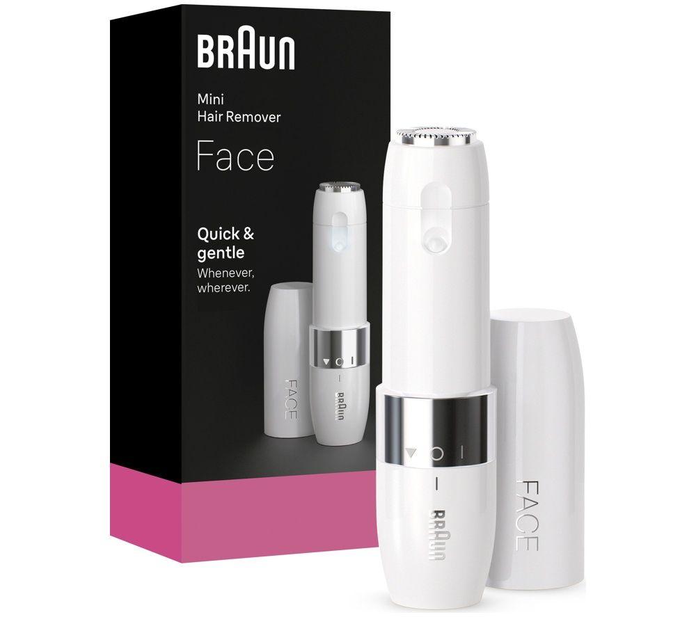 BRAUN FS1000 Mini Face Hair Remover - White image number 2 of 5