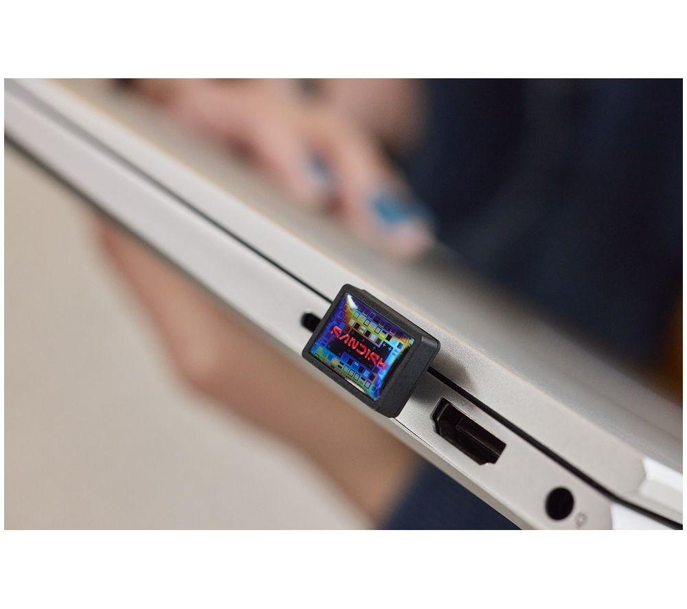 SANDISK Extreme Fit USB-C Flash Drive - 128 GB, Black image number 3 of 5