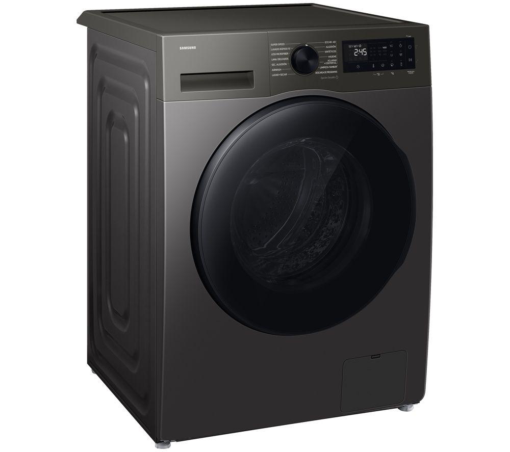 SAMSUNG Series 5 AI Energy Ecobubble WD90HG5U34BXEU WiFi-enabled 9 kg Washer Dryer - Stainless Steel image number 6 of 9