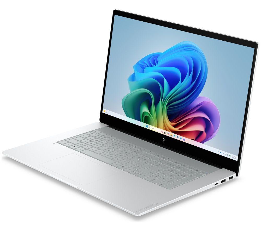 HP OmniBook X NGAI 17.3" Laptop - Intel&reg; Core&trade; Ultra 5, 512 GB SSD, Silver image number 3 of 5