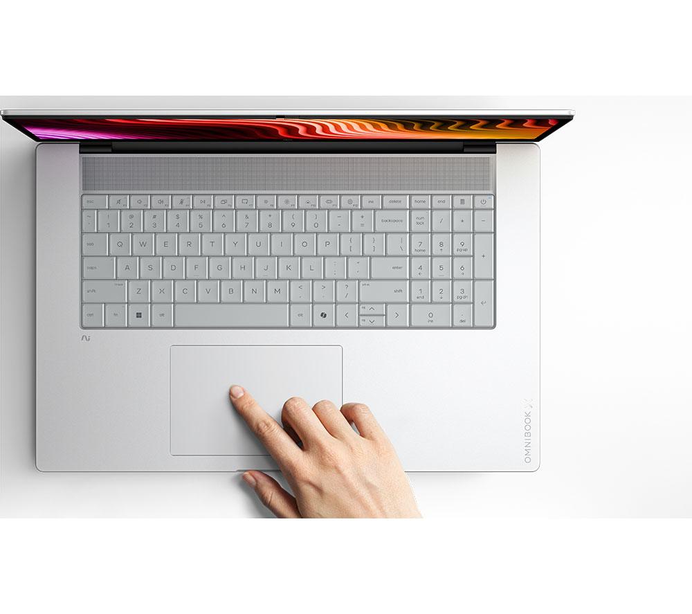 HP OmniBook X NGAI 17.3" Laptop - Intel&reg; Core&trade; Ultra 5, 512 GB SSD, Silver image number 18 of 23