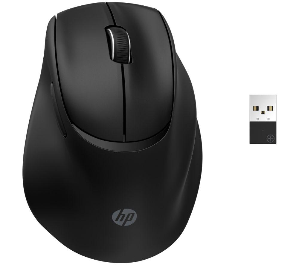 HP 720 Tilt Ergonomic Optical Mouse - Black