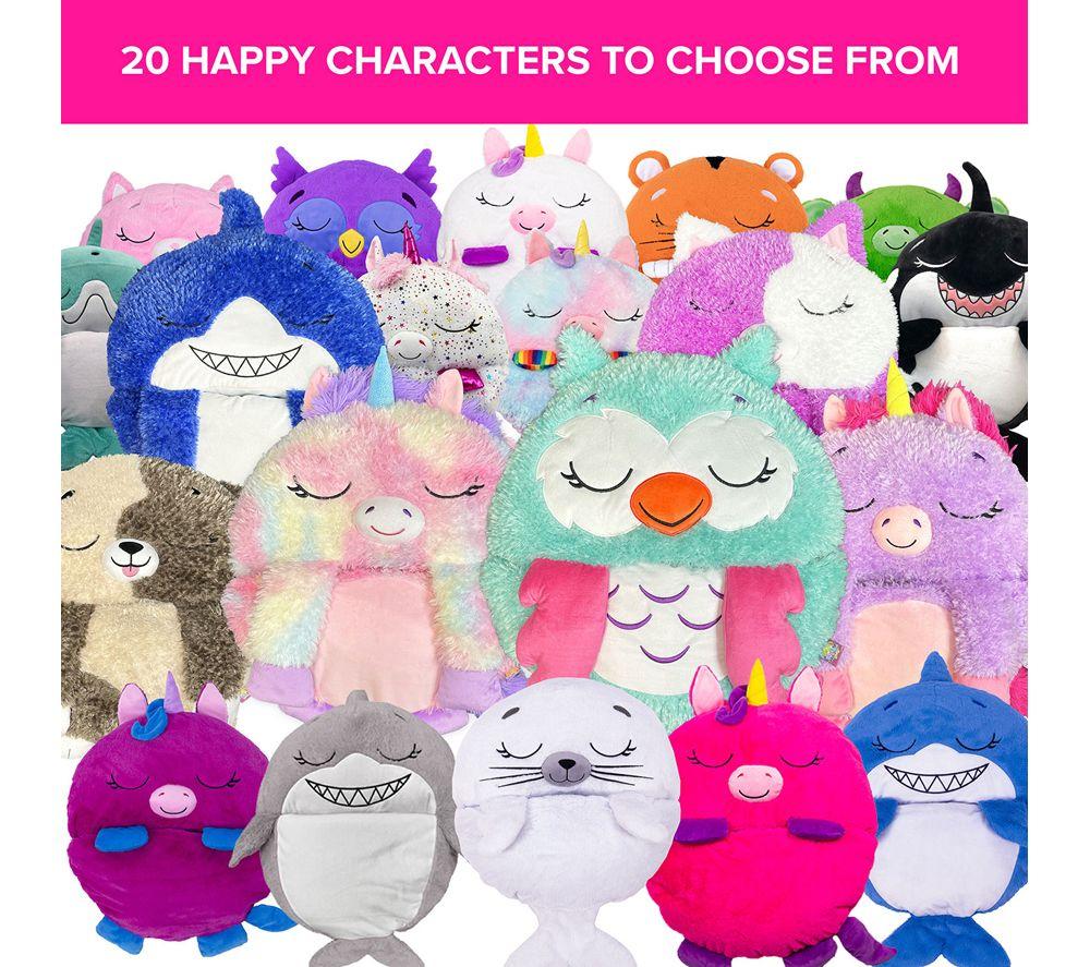 HAPPY NAPPERS Owl 2-in-1 Plush Toy & Sleeping Bag - Medium image number 5 of 6