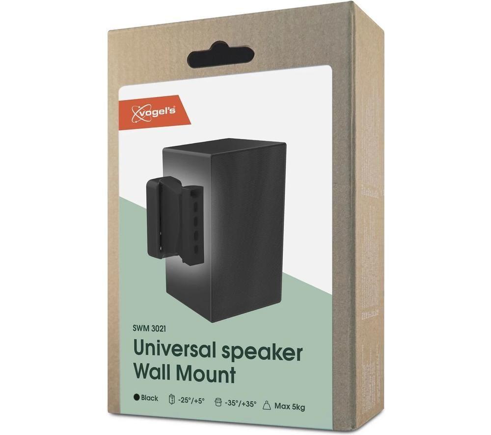 VOGELS Sound SWM 3021 Universal Speaker Wall Mount - Black image number 2 of 3