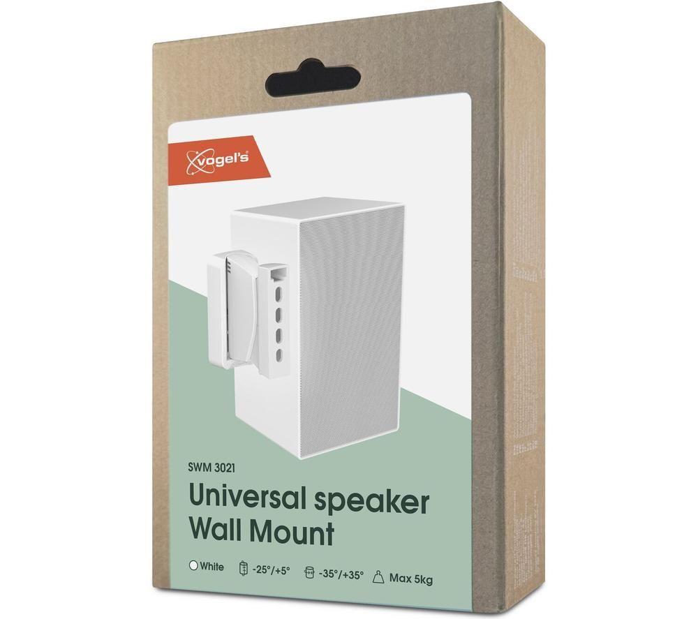 VOGELS Sound SWM 3021 Universal Speaker Wall Mount - White image number 2 of 3