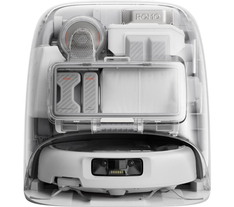 DJI ROMO P Robot Vacuum Cleaner & Mop - White