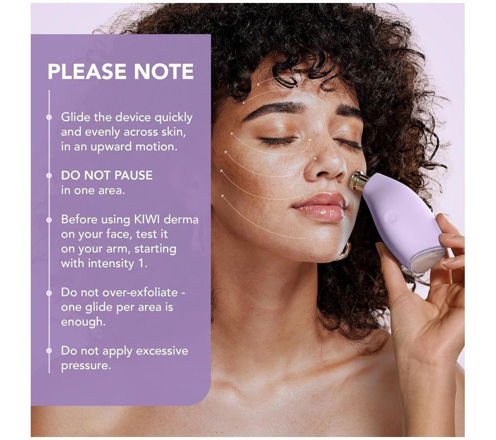 FOREO FO1955 KIWI Derma Microdermabrasion Pore Vacuum - Lavender image number 8 of 9