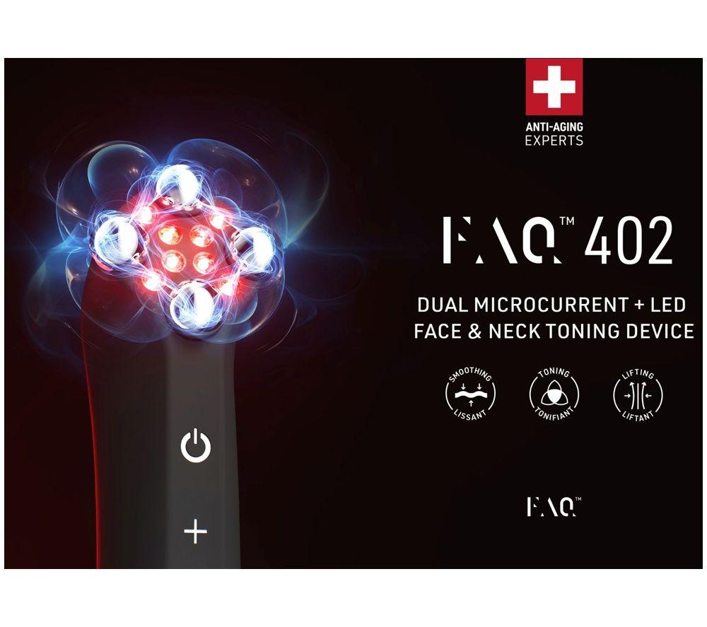 FOREO FAQ 402 Microcurrent, NIR & Red-Light Therapy Toning Device - Black image number 4 of 5